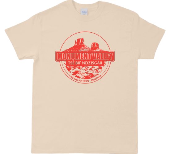 Monument Valley Badge Red on Sand