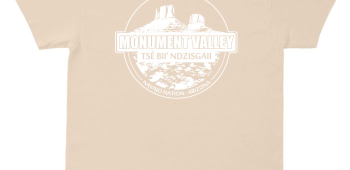 Monument Valley Badge White on Sand