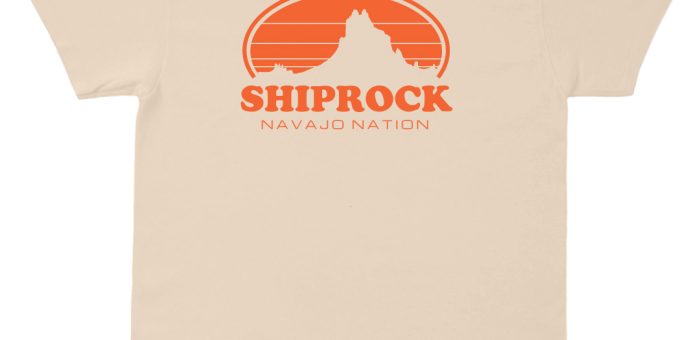 Shiprock Horizon Retro Orange on Sand